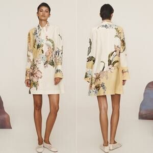 ALEMAIS Multi Oleander Mini Dress